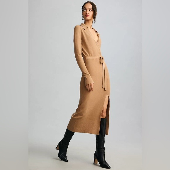 NWT Revolve Paige Carmen Belted Long Sleeve Sweater Women’s Dress - Picture 2 of 8